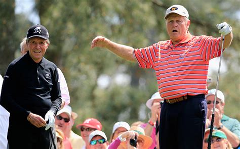 Jack william nicklaus (born january 21, 1940), nicknamed the golden bear, is a retired american professional golfer. Gary Player is already talking trash to Jack Nicklaus about their Masters ceremonial tee shots