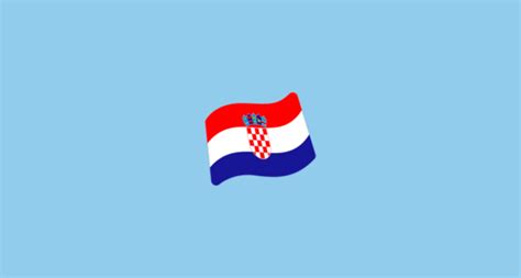 Croatia emoji (u+1f1ed u+1f1f7) was released by unicode in 2010, as a part of unicode version 6.0. 🇭🇷 Flag: Croatia Emoji on Google Android 7.1