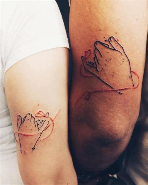 A tattoo design, whether it's a symbol or a quote, funny inside jokes or sweet sayings, family names, shapes, hearts, or tribal patterns, represents an aspect. 1001 + ideas for matching couple tattoos to help you ...