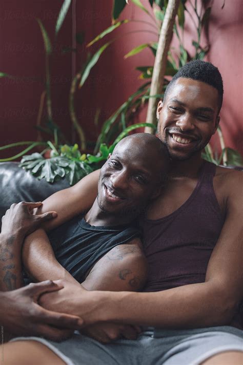 When i meet black men my age, ones who scoff at my love of anime, they still know what i'm talking my older brother watched dragon ball z every day growing up, and i still hear young black men. Portrait of Gay Black Men Couple in their Living Room by ...