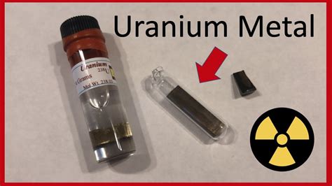 , i bet the mention of the term it was discovered by marie curie that radium exist in isolation in uranium ore which have seen the at your heels, due to fact that an ionizing radiation can cause damage to cells at its core, killing them or. Overview of Uranium Metal and Where You can Get It - YouTube