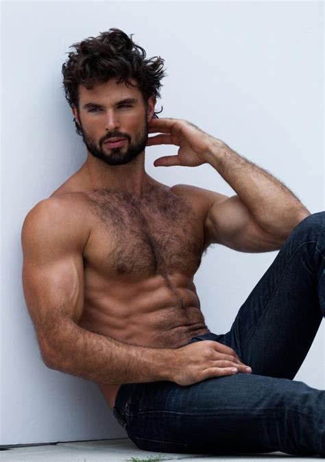 I like running my fingers through his hair most women really find men with chest hair quite attractive and that's a fact. Behr-chested w/Treasure Trail & Chiseled Abs | Amazing men ...