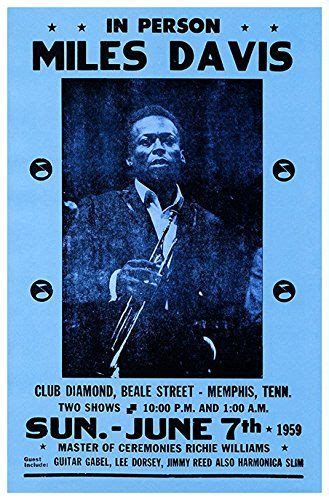 Original 1971 miles davis concert poster signed kieser from posterconnection inc. Miles Davis Concert Poster, Jazz, Memphis, Tennessee, 195 ...