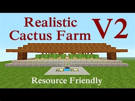 We therefore need other minecraft cactus farm designs i have created a world download so you can come on and see the farms for yourselves. Minecraft Tutiorial : Cactus Farm V2 Survival Friendly ...