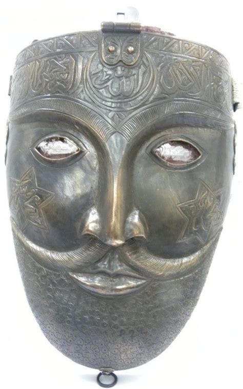 Even before covid 19, the average japanese person used 43 masks a year. MUGHAL WARRIOR FACE MASK ISLAMIC SIGNS RARE : Lot 86 ...