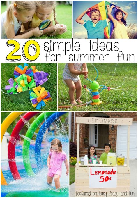 Free summer activities and classes for kids. 20 Super Fun Summer Activities for Kids - Easy Peasy and Fun