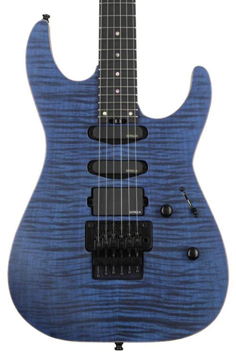 This facility allows us to create instruments that continue esp's tradition of excellence in guitar building with instruments made in california. ESP USA M-III FR Flamed Maple - Cobalt Blue Satin | Sweetwater