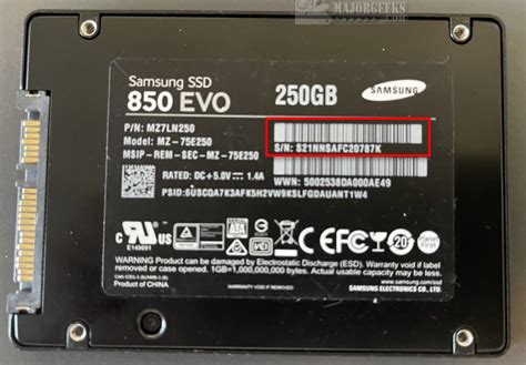 However, older seagate disks use a 4 or 5 digit numeric code (called a date code) which relates to the date of manufacture. How to Find Your Hard Drive Serial Number - MajorGeeks