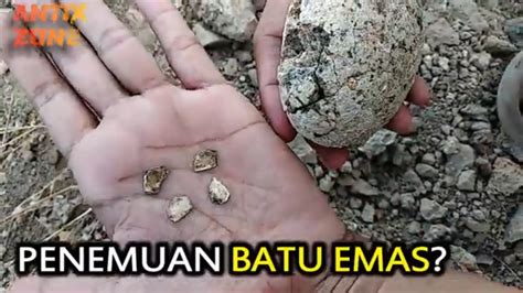 Isi tempat pendulang anda hingga ¾ penuh dengan kerikil. HEBOH!! Ditemukan Batu Yang Mengandung Emas... - YouTube