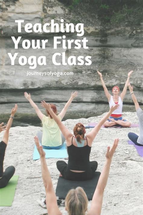 Yoga is not a competition of who is the strongest or the most flexible. Teaching Your First Yoga Class: What to Expect - Journeys ...