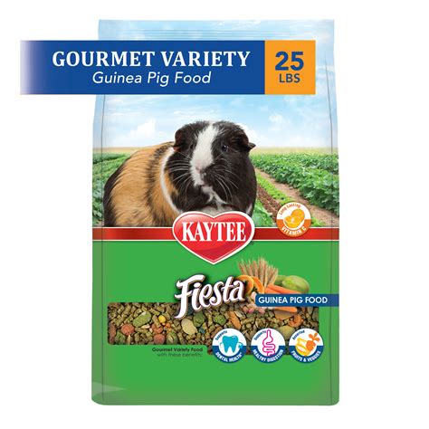 As well as our at a glance reference below, we've designed some safe food sheets showing the fruits, vegetables and herbs a guinea pig can eat with a colour picture. Kaytee Fiesta Guinea Pig Food 25 lb - Walmart.com ...