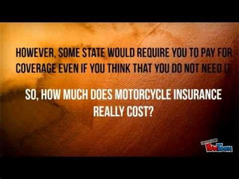 Apr 26, 2021 · it is required in every state except florida, washington, montana and new hampshire. How Much Does Motorcycle Insurance Cost? - YouTube