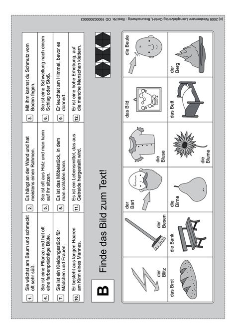 Helfen sie ihrem kind dabei. 2. Klasse: Sinnerfassendes Lesen - - Welches Wort ist ...