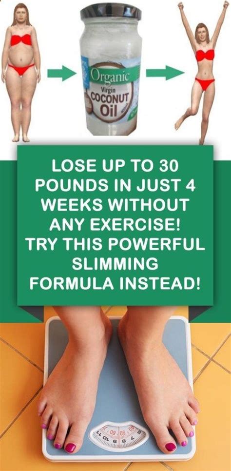 Need to lose some weight quickly, and preferably in a safe, healthy way? LOSE UP TO 30 POUNDS WITHOUT EXERCISE IN JUST 4 WEEKS WITH ...