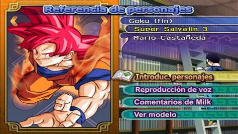 Budokai tenkaichi 3 cheats for wii. Goku Super Saiyan God: download big image of selection ...