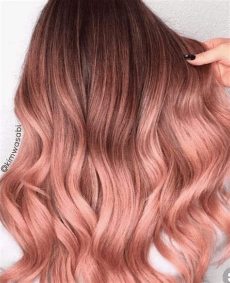 Flaunt your youthful and feminine vibes with this long textured golden blonde hair created by @sarabotsfordhair discover more golden blonde hair color ideas when you visit our website. 30 Best Rose Gold Hair Ideas in 2020 | Pink hair dye, Rose ...