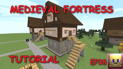 Minecraft medieval fortress blueprints castle designs project planetminecraft creations plans houses. MINECRAFT - Medieval Fortress Tutorial EP38 - YouTube