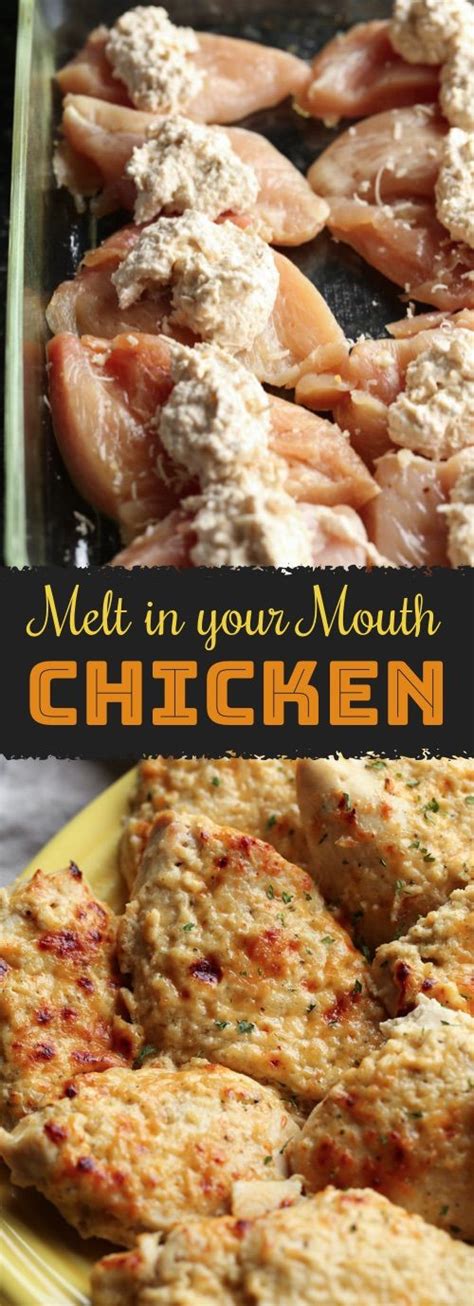 It was very quick and easy to make, and i loved being able to put it in the oven and forget. Melt In Your Mouth (MIYM) Chicken Breasts - INSPIRED RECIPE