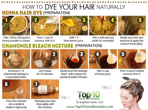 Mousses, gels, whips, pomades, lard, etc., we all know the drill. How to Dye Your Hair Naturally | Top 10 Home Remedies