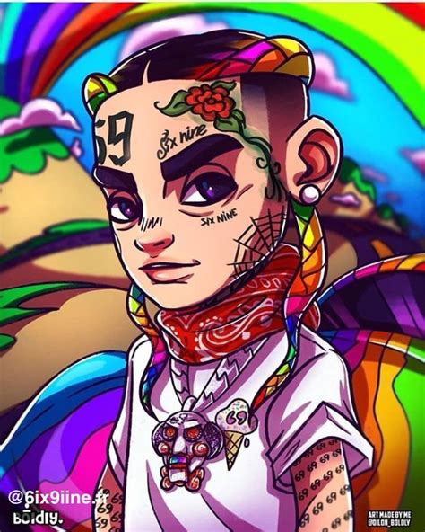 Your cartoon licensing agency editors' benefits: Manifique dessin 🦄🌈 @6ix9ine #tekashi69 #scumgang #tr3yway ...