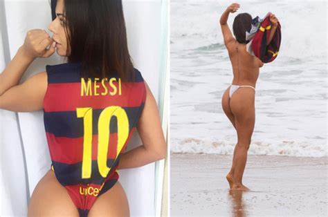 He is the best in the world. Miss BumBum Suzy Cortez strips off after being blocked by ...