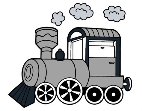 Une ferme sauvage à la vapeur sauvage à la vapeur. Dessin de Locomotive à vapeur colorie par Membre non ...