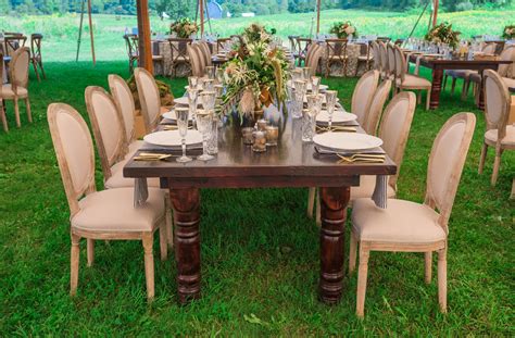 We are main specialize wooden furniture malaysia. Farm Tables and Chairs - Sperry Tents Finger Lakes Wedding ...