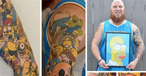 Mma news, interviews, pictures, videos and more since 1997. Homem tem 41 Tatuagens de Homer Simpson | Ainanas.com