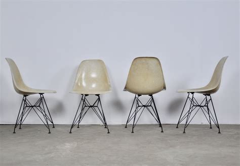 Related:eames eiffel chair vitra eames eiffel armchair. 4 Eiffel Base Side Chairs by Charles & Ray Eames for ...