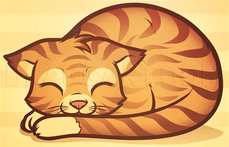 Tumblr is a place to express yourself, discover yourself, and bond over the stuff you love. How To Draw A Sleeping Cat, Sleeping Cat by Dawn ...