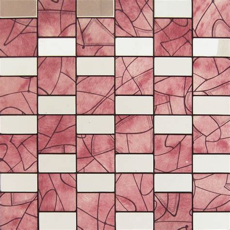They are typical tactile pavement tiles which you can they are typical tiles which can be found in bathrooms or toilets. Peel and Stick Tile Red Aluminum Metal Wall Tile Adhsive ...