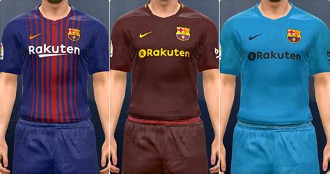For the first time ever, the women's team jersey will also be put on. کیت پک Barcelona 2017-18 با کیفیت PS4 برای PES 2017