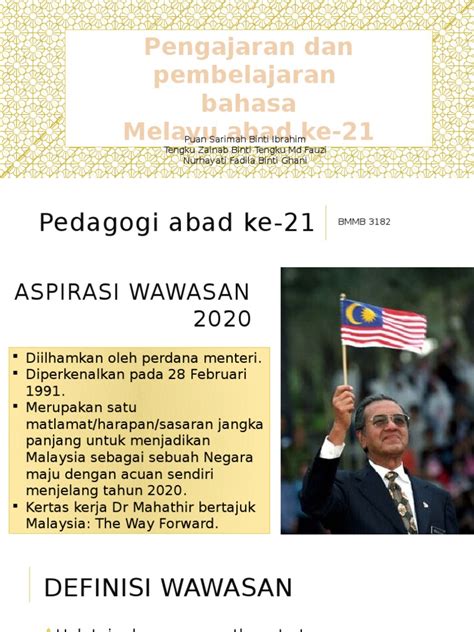 Perkembangan ilmu pengetahuan yang luar biasa disegala bidang.pada abad ini, terutama bidang information and communication technology (ict) yang serba sophisticated membuat dunia ini semakin. Pedagogi Abad Ke-21