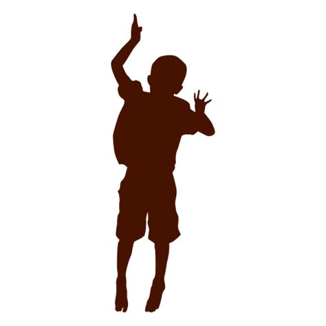 Pin the clipart you like. Boy jumping and dancing silhouette - Transparent PNG & SVG ...