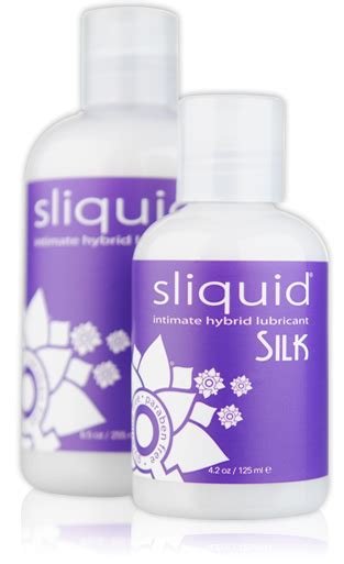 Available in a range of sizes depending on how creamy you like to get, get a lifelike texture and. Sliquid Naturals Silk Lubricant 8.5oz (With images ...