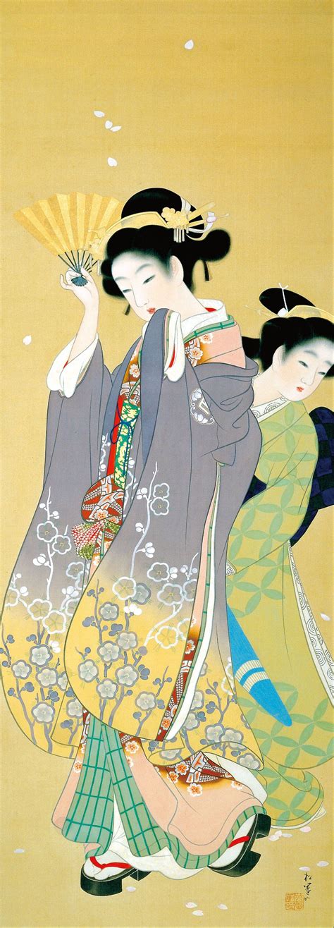 She was a student of suzuki shonen, and later studied under kono bairei and takeuchi seiho. Uemura Shōen | アジアのアート