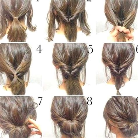 In medium hairs the curly work should be light and well programmed, so that the contours fit well together. Quick simple formal hairstyles step by step up DIY clothes ...