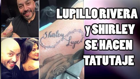 Como era de esperarse, el hermano de jenni rivera no se salvó de las críticas. SE HACEN TATUAJE Lupillo Rivera / Shirley - ¿Que Opina Don ...