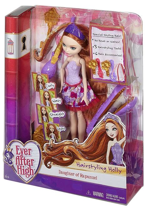 Tete a coiffer (25 items)? Poupée Ever After High ; Holly O'Hair à coiffer avec ...