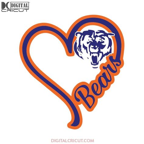 This chicago bears svg design is a set of digital files only, which you will be able to download immediately upon. Chicago Bears Svg, Love Bears Svg, Logo Bears Heart Svg ...