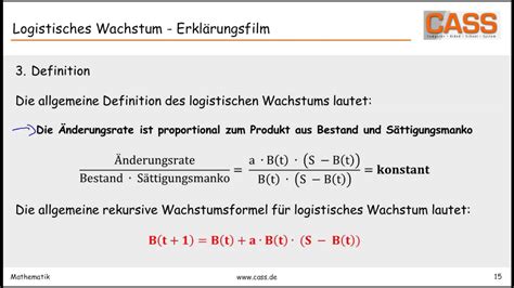 Runde auf eine stelle nach dem komma.beim exponentiellen wachstum ist der relative zuwachs konstant, d. Logistisches Wachstum - Erklärungsfilm - YouTube