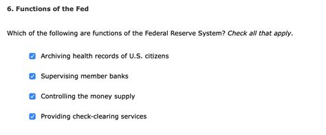 When was independence of the states proclaimed? Solved: 6. Functions Of The Fed Which Of The Following Are ...