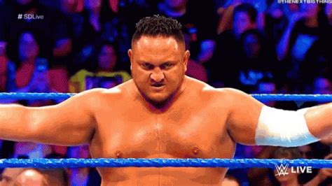 Postado por miller on sábado, 19 de setembro de 2015 0 comentários. Samoa Joe WWE GIF - SamoaJoe WWE SmackDownLive - Discover & Share GIFs