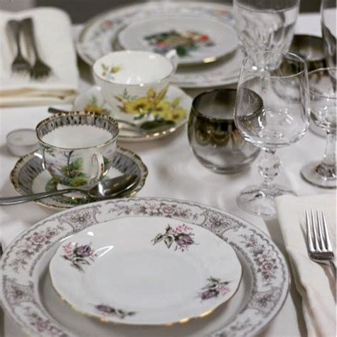 Elegant & formal table setting ideas. vintage place settings | Place settings, Vintage, Table ...