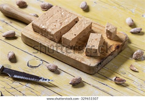 Turron, typical spanish christmas dessert for christmas served i. Typical Spanish Christmas Dessert : Made out of chocolate ...