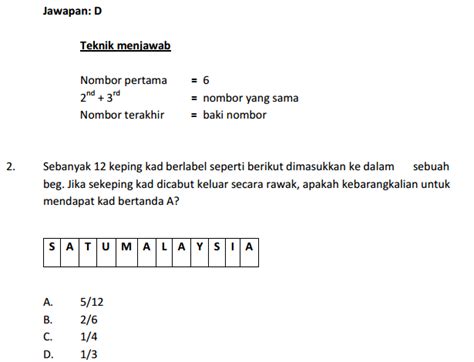 Contoh soalan psikometrik penolong pegawai perangkaan e29. Contoh Soalan Peperiksaan Penolong Pegawai Teknologi ...