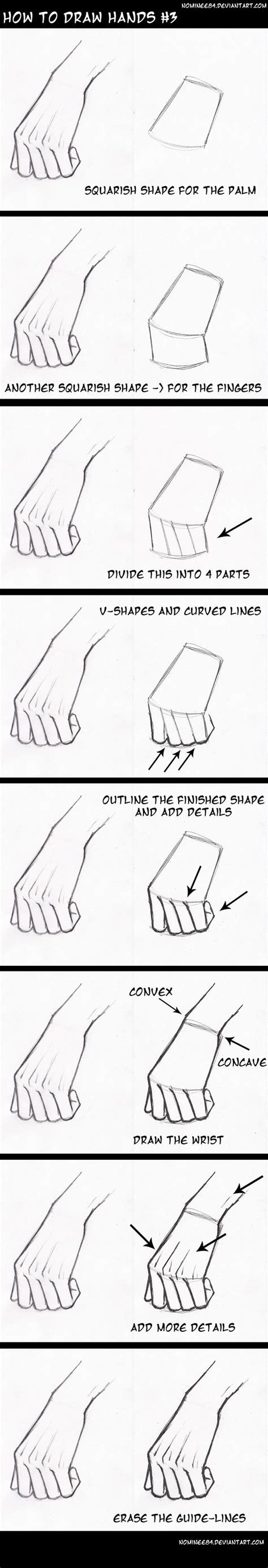 Maybe you would like to learn more about one of these? how to draw hands3 by nominee84.deviantart.com on @DeviantArt: | Drawing tutorial easy, Drawing ...