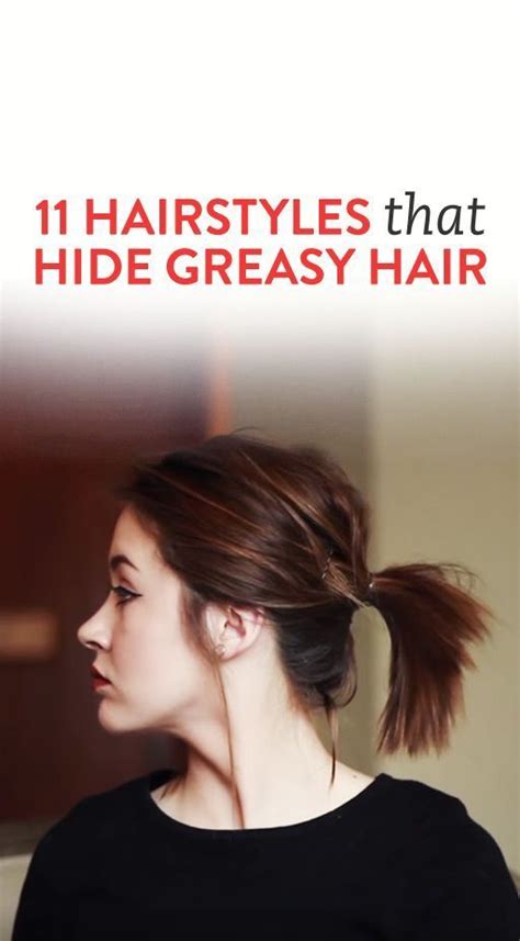 Whether your oily hair is caused by an intense workout, thin hair or skipping wash day, try one of these five easy hairstyles that will hide greasy hair. 11 Hairstyles That Hide Greasy Hair | Greasy hair ...