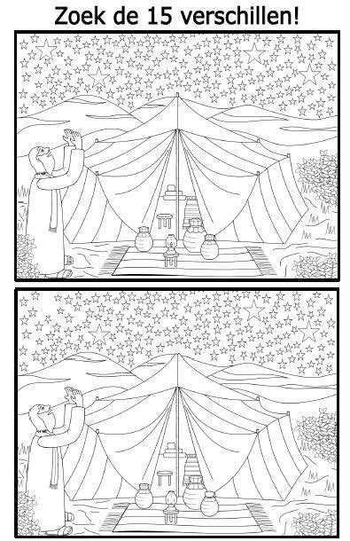 Print this free coloring page about abraham for your younger children. Abraham - zoek de verschillen | Christelijke knutsels ...