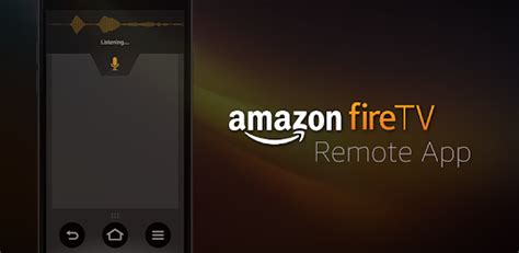 The fire tv remote app enhances the fire tv experience with simple navigation, a keyboard for easy text entry (no more hunting and pecking), quick access to your apps and games, plus voice search. Amazon Fire TV - Apps on Google Play